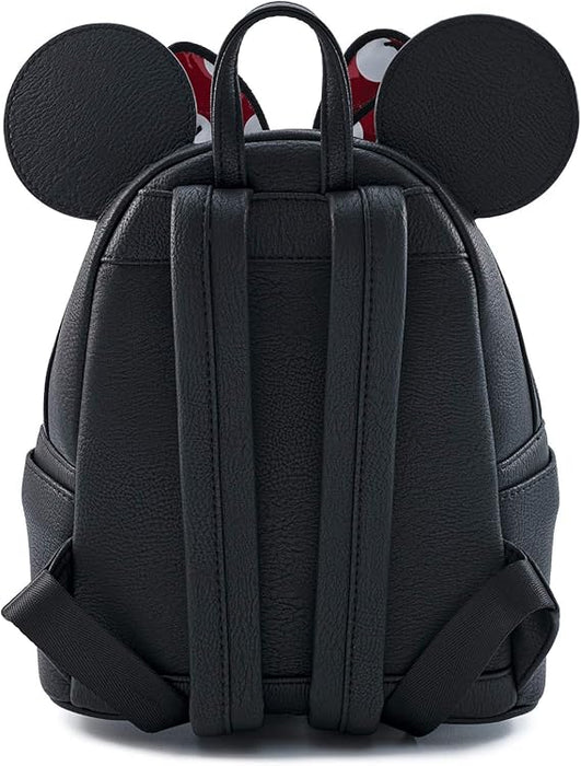 Loungefly Disney Minnie Mouse Bow Faux Leather Womens Mini Backpack - for just $72.99! 