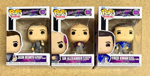 Funko Pop! Movies Jason Nesmith As Commander Peter Quincy Taggart, Sir Alexander As Doctor Lazarus & Fred Kwan as Tech Sergeant Chen Galaxy Quest Set Of 3 - for just $35! 