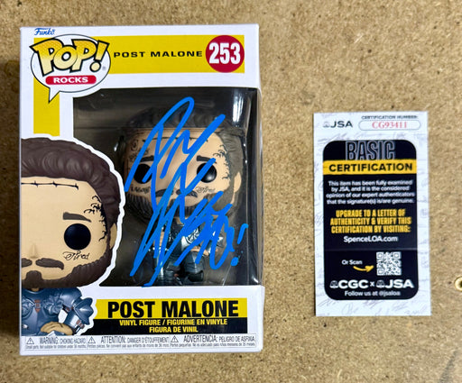 Post Malone Signed Vaulted Knight Armor (Circles Music Video) Funko Pop! #253 With JSA COA - for just $225! 