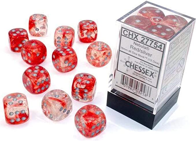 Chessex: D6  Nebula Dice sets - 16mm - for just $11.98! 