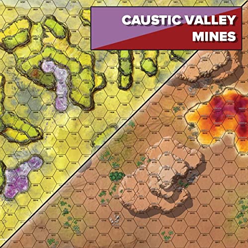 BattleTech Alien Worlds: Battle Mat - Caustic Valley/Mines - for just $39.99! 