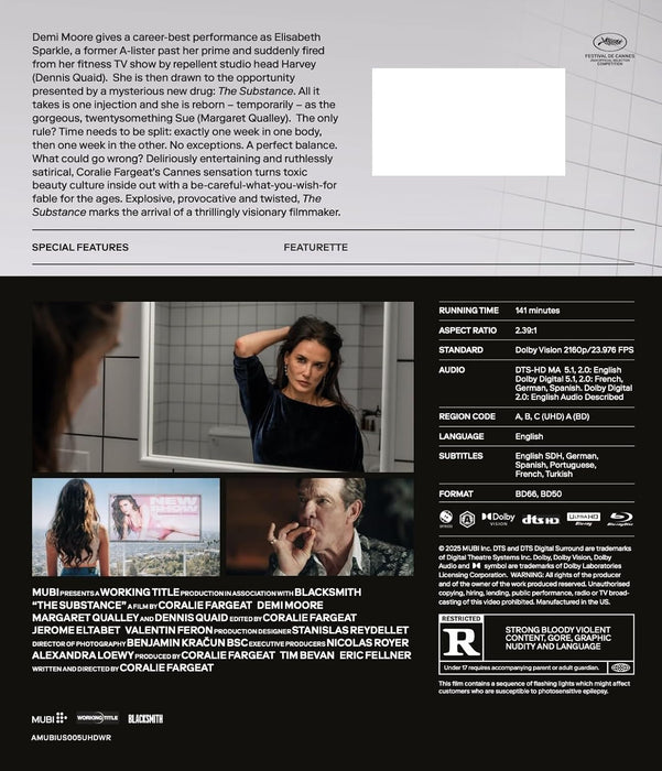 The Substance [4K UHD + Blu-ray] - for just $32.99! 