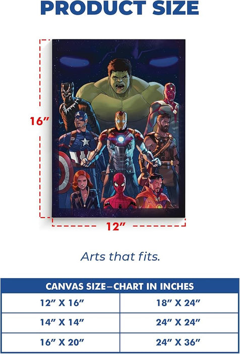 Avengers Wall Canvas 1 Piece - for just $28.99! 