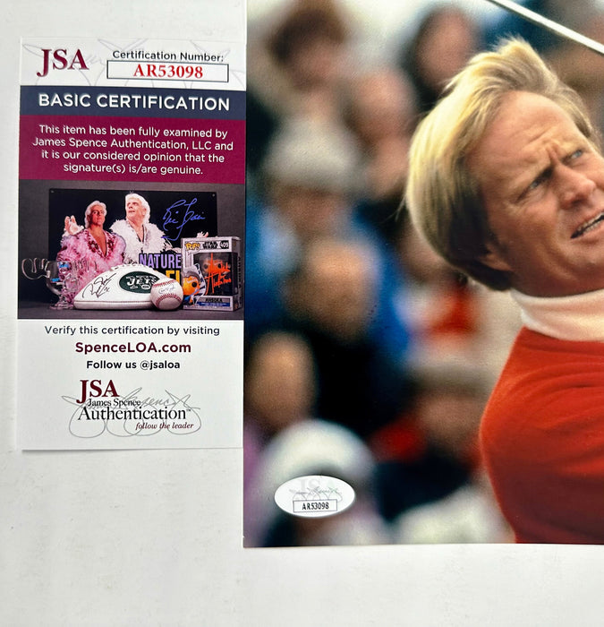 Jack Nicklaus The Golden Bear Signed PGA Golf Legend 8x10 Photo With JSA COA - for just $120! 
