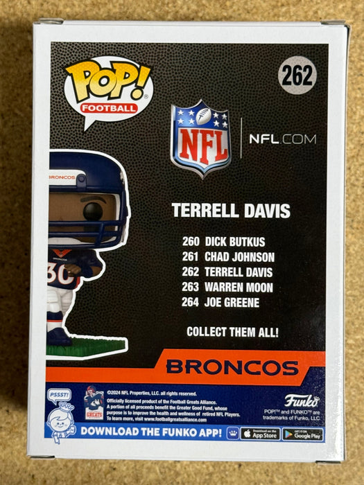 Funko Pop! Football Terrell Davis #262 NFL  Denver Broncos Running Back 2024 - for just $13! 