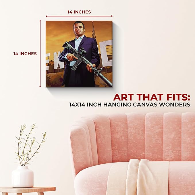 Grand Theft Auto Wall Canvas Set of 1 - for just $30.99! 