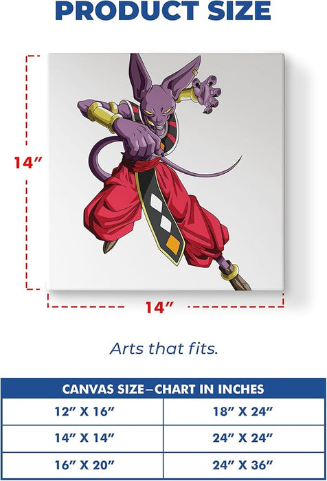 Battle Of Gods Wall Canvas Set of 1 - for just $28.99! 