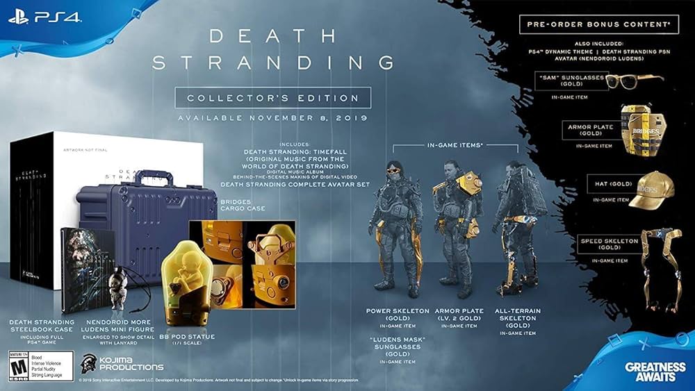 Death Stranding Collector's Edition (PlayStation 4) - for just $0! 