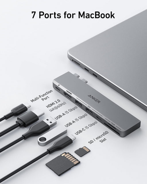 Anker <b>547</b> USB-C Hub (7-in-2, for MacBook) - for just $54.99! 
