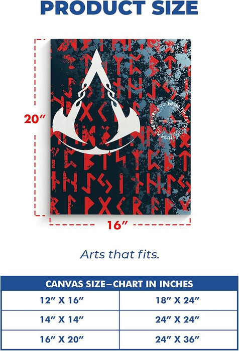 Assassin's Creed Valhalla Wall Canvas - for just $28.99! 