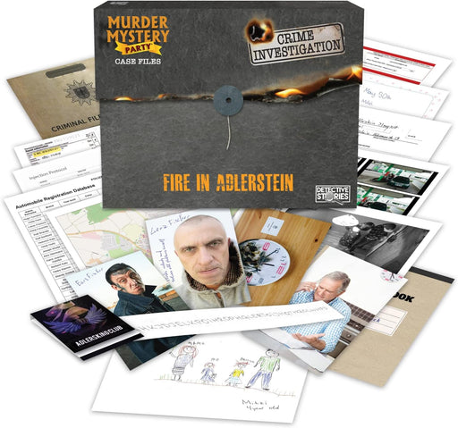 Murder Mystery Party: Case Files - Fire in Alderstein - for just $25! 