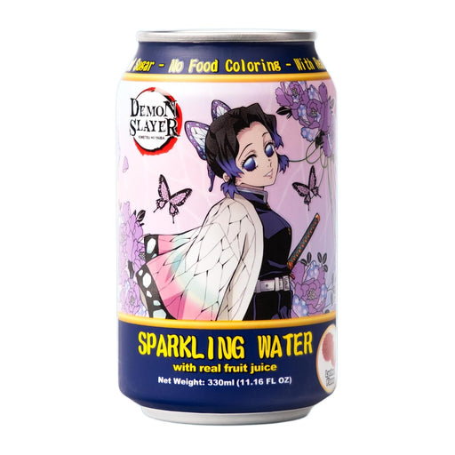 Demon Slayer Lychee Sparkling Water – 11.16 fl oz (330 ml) Cans – Shinobu Kocho Collectible Anime Drink (1 Can) - for just $3.50! 