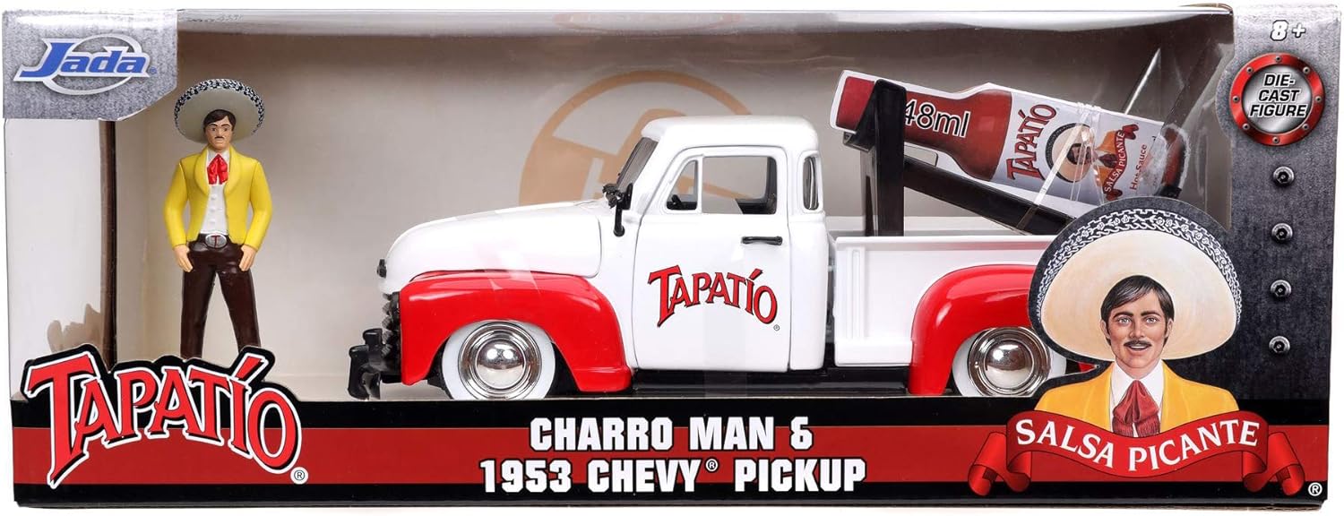 Jada Toys - Diecast 1953 Chevy Pickup with Tapatio Bottle Holder & Figure - for just $36.99! 