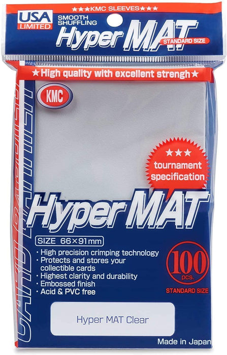 KMC Hyper Matte Standard Sleeves 100-Count - Just $8.95! Shop now at Retro Gaming of Denver