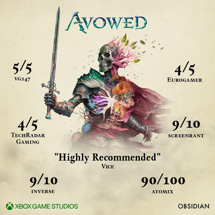 Avowed – Premium Edition SteelBook – Xbox Series X|S and Windows Digital Code (Code in Box) - for just $32.99! 