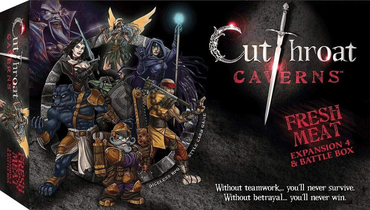 Cutthroat Caverns: Fresh Meat Expansion 4 - for just $34.95! 