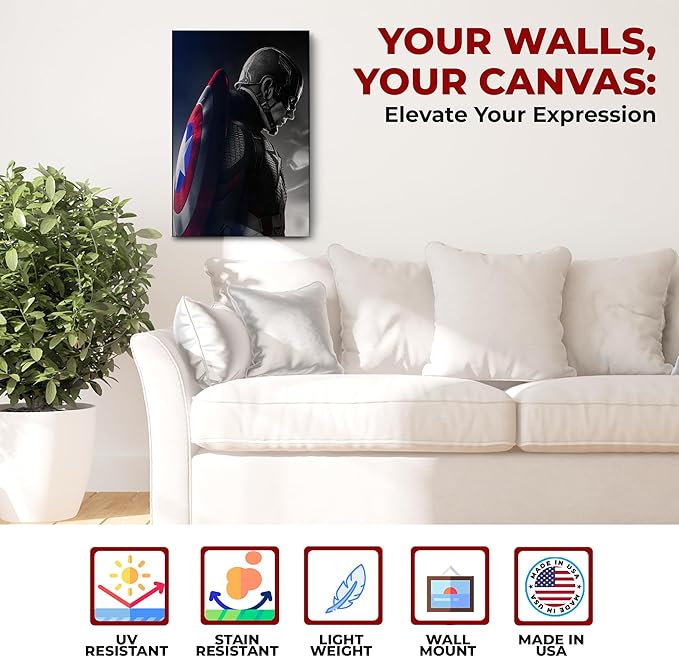 Captain America Wall Canvas - for just $30.99! 
