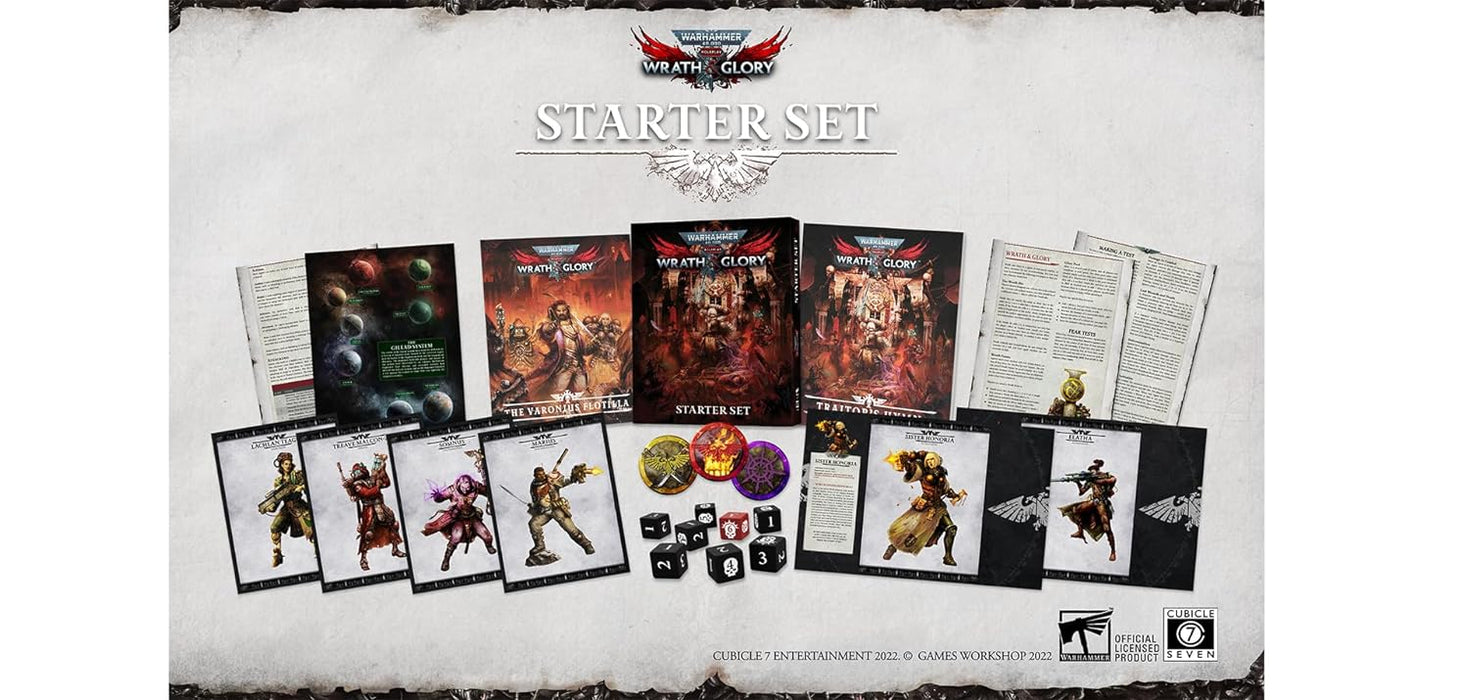 Warhammer: 40k - Wrath And Glory Starter Set - for just $39.99! 