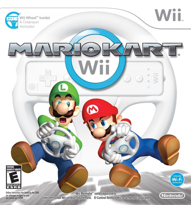 Mario Kart Wii Bundle with 4 Wii Wheels (Wii) - for just $0! 