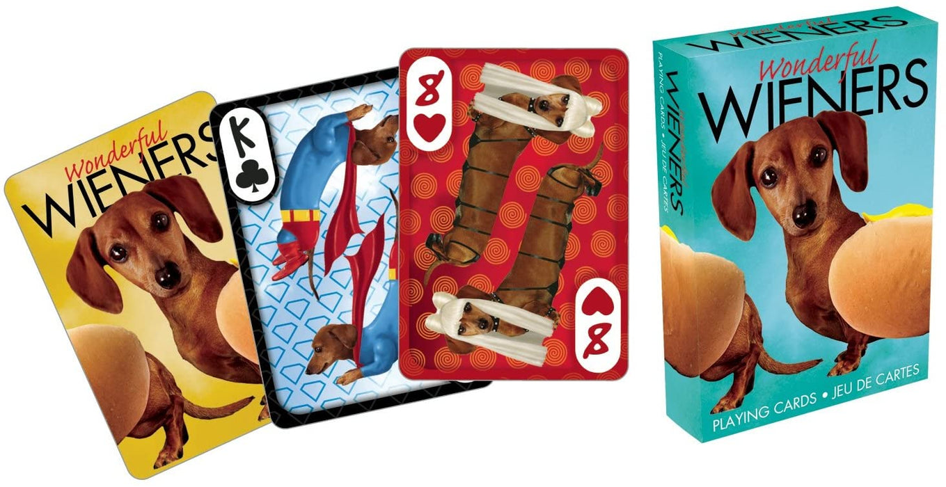 Aquarius Playing Cards: Wonderful Wieners - for just $6.99! 
