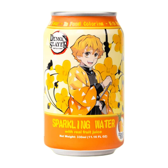 Demon Slayer Pineapple Sparkling Water – 11.16 fl oz (330 ml) Cans – Zenitsu Agatsuma Collectible Anime Drink (1 Can) - for just $3.50! 