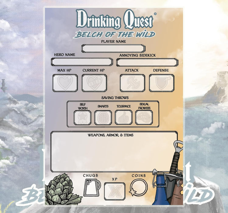 Drinking Quest: Belch of the Wild - for just $30! 