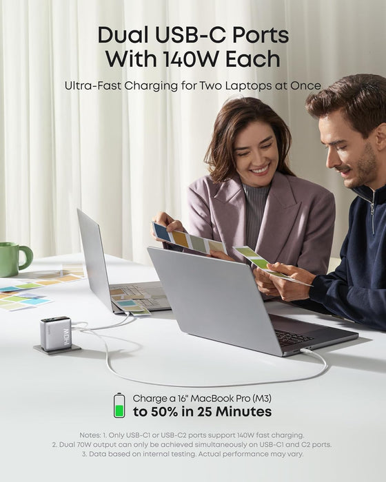 Anker Charger (140W, 4-Port, PD 3.1) with USB-C Cable - for just $89.99! 
