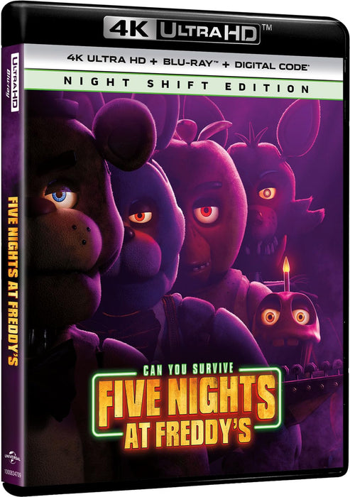 Five Nights at Freddy's - Night Shift Edition (4K Ultra HD + Blu-ray + Digital) - for just $23.99! 