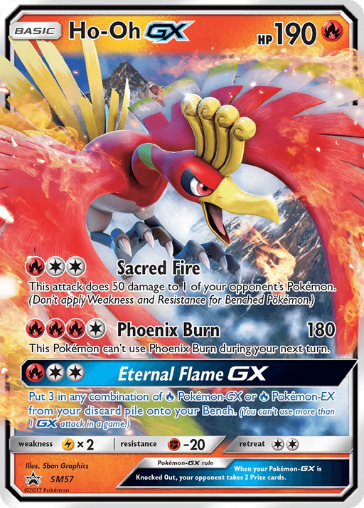 Ho-Oh GX (SM57) [Sun & Moon: Black Star Promos] - for just $3.90! 