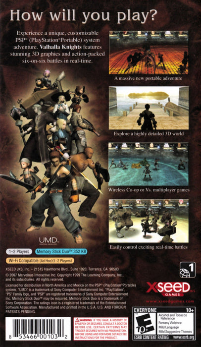 Valhalla Knights – PlayStation Portable (PSP) - for just $10.99! 