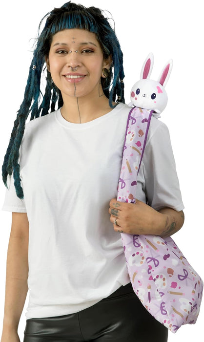 TeeTurtle Plushie Tote Bag: Arts & Crafts Bunny - for just $23.99! 