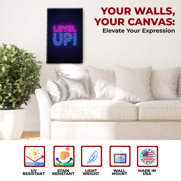 Level Up Wall Canvas Set of 1 - for just $30.99! 