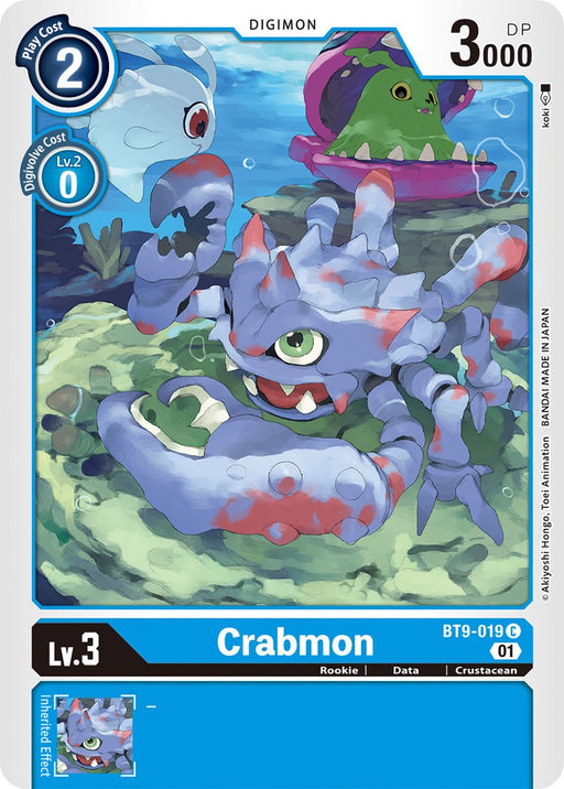 Crabmon [BT9-019] [X Record] - Just $0.09! Shop now at Retro Gaming of Denver