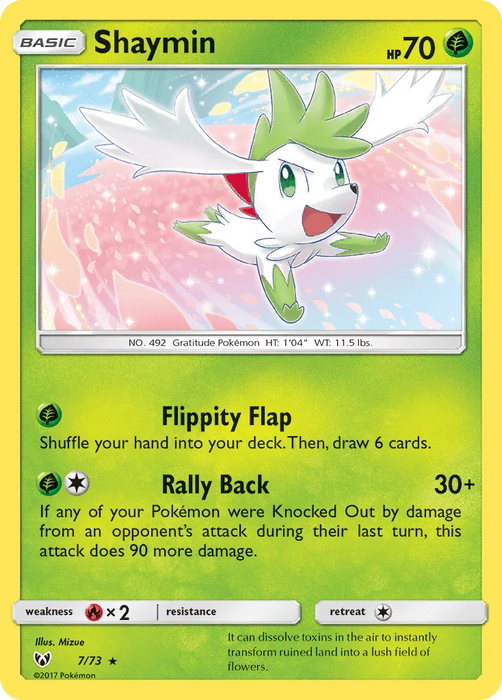 Shaymin (7/73) [Sun & Moon: Shining Legends] - for just $0.20! 