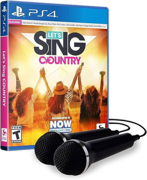 Let's Sing Country - 2 Mic Bundle (PlayStation 4) - for just $0! 
