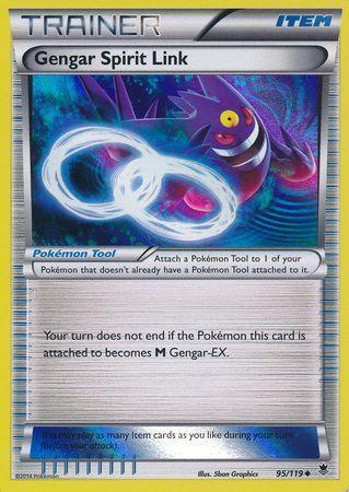 Gengar Spirit Link (95/119) (Alternate Holo Gamestop Exclusive) [XY: Phantom Forces] - for just $23.65! 