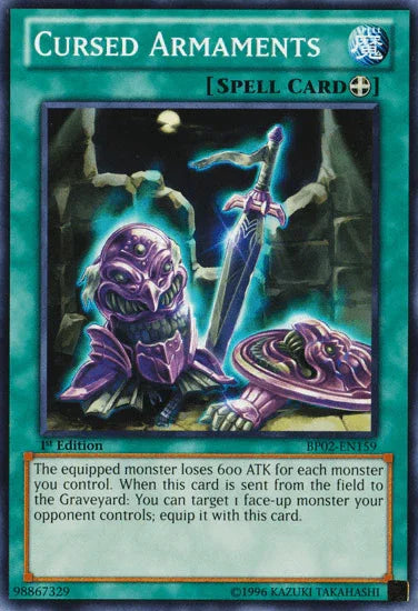 Cursed Armaments [BP02-EN159] Common - for just $0.10! 