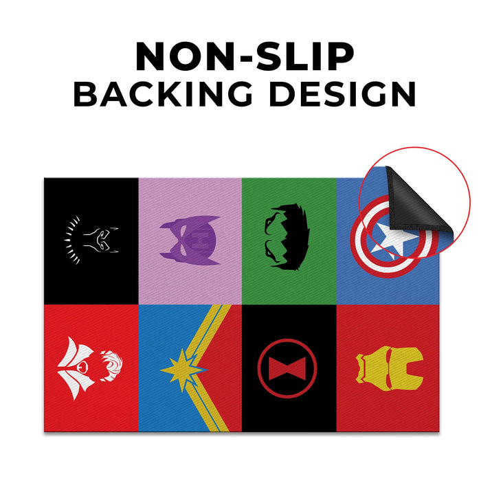Avengers Masks & Simbols Decor Rug- 62x40 inches - for just $44.99! 