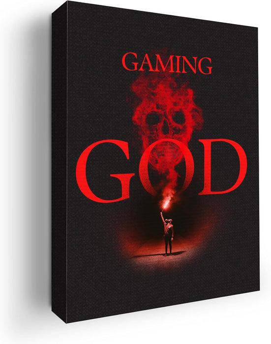 Gaming God Wall Canvas Set of 1 - for just $30.99! 
