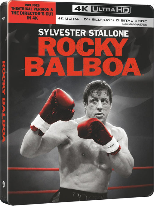 Rocky Balboa - Steelbook (Theatrical & Director's Cut) [4K Ultra HD + Blu-Ray + Digital] - for just $37.99! 