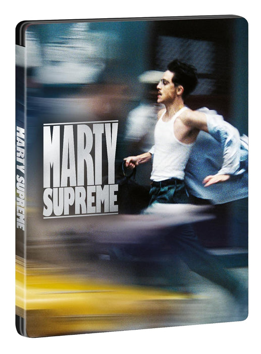Marty Supreme - Limited Edition Steelbook + Collectible Cards (4K Ultra HD + Blu-ray) - for just $54.99! 