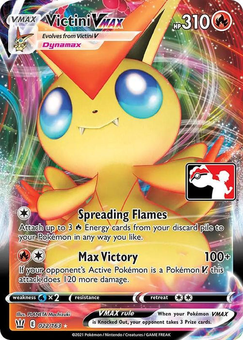 Victini VMAX (022/163) [Prize Pack Series One] - for just $36.60! 