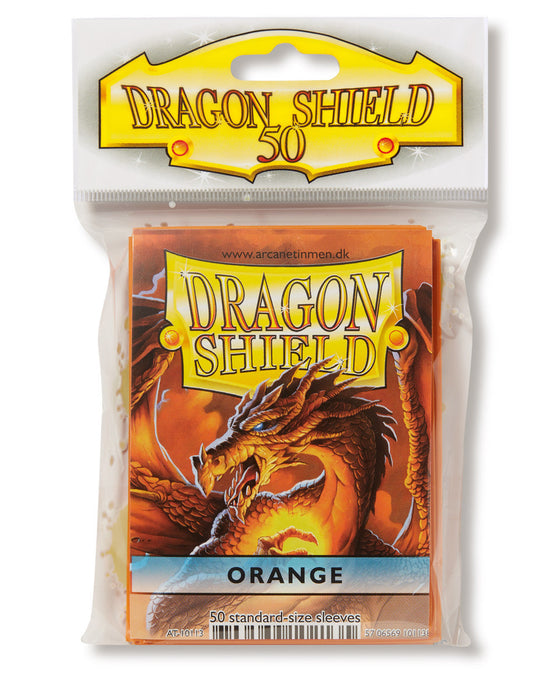 Dragon Shield: Standard 50ct Sleeves - Orange (Classic) - for just $0! 