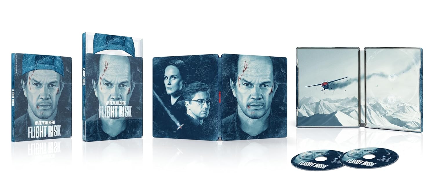 Flight Risk Limited Edition Steelbook [4K + Blu-Ray + Digital] - for just $45.99! 
