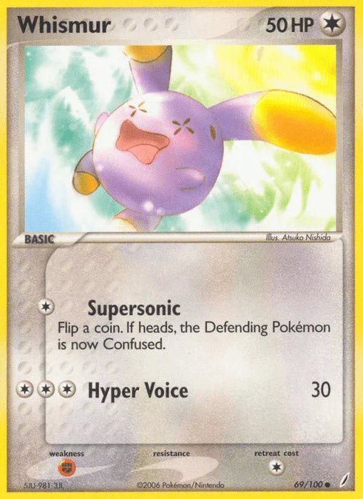 Whismur (69/100) [EX: Crystal Guardians] - for just $0.20! 