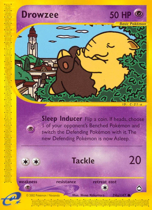 Drowzee (74a/147) [Aquapolis] - for just $2.45! 