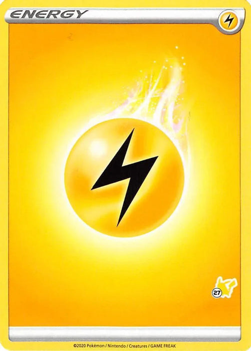 Lightning Energy (Pikachu Stamp #27) [Battle Academy 2022] - for just $0.10! 