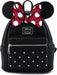 Loungefly Disney Minnie Mouse Bow Faux Leather Womens Mini Backpack - for just $72.99! 