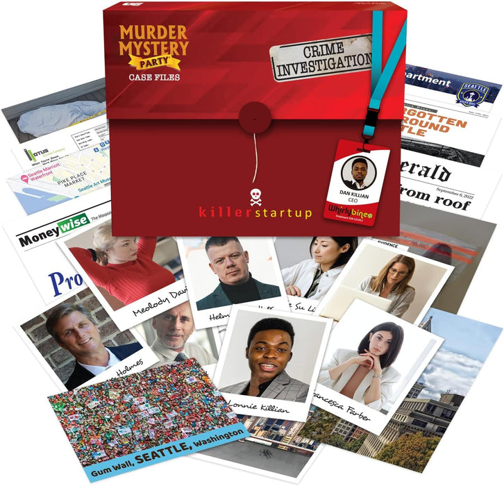 Murder Mystery Party: Case Files - Killer Startup - for just $25! 