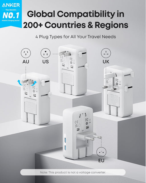 Anker Nano Travel Adapter (5-in-1, 20W, 1-Pack) - for just $25.99! 